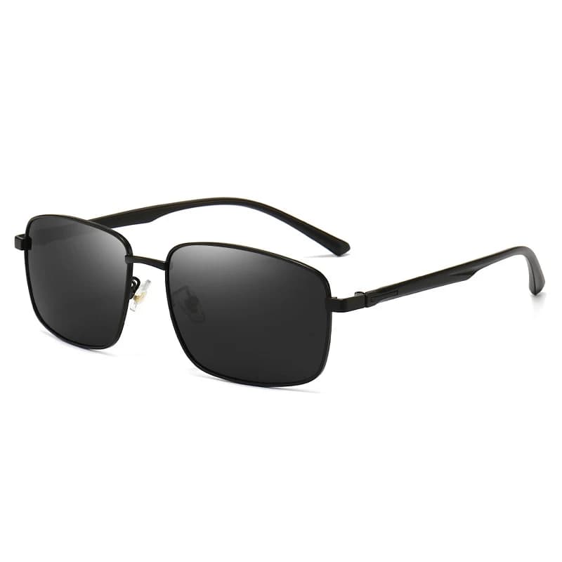 Lunettes de soleil polarisées vintage 2022 pour pêche - Style pilote noir luxe UV400