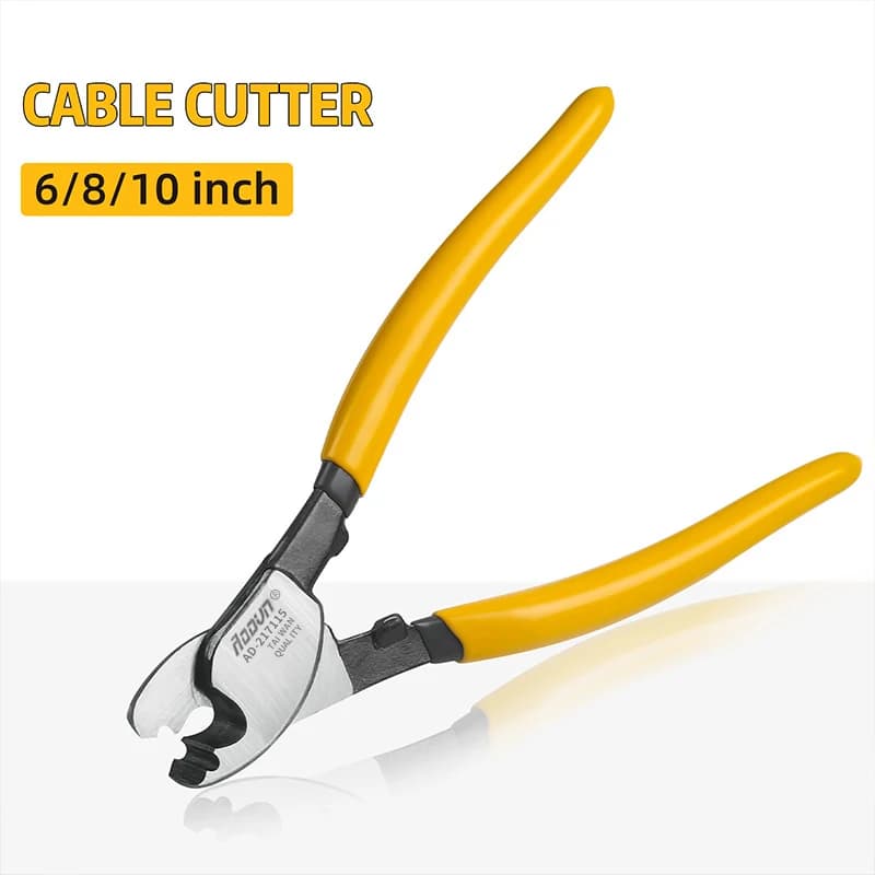 Pince coupante câbles isolée professionnelle - Ciseaux câbles électriques pour pêcheurs