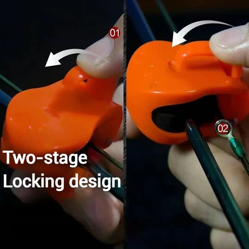 Lot pinces anti-dérapantes pour canne à pêche - Support multifonction organisation accessoires
