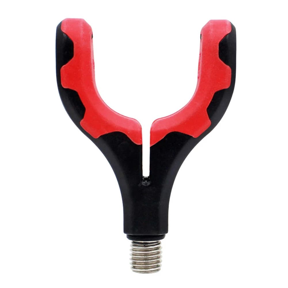 Support de canne à pêche pour carpe avec tête TPR et filetage 3/8 - Porte-canne pêche grossière repose-canne