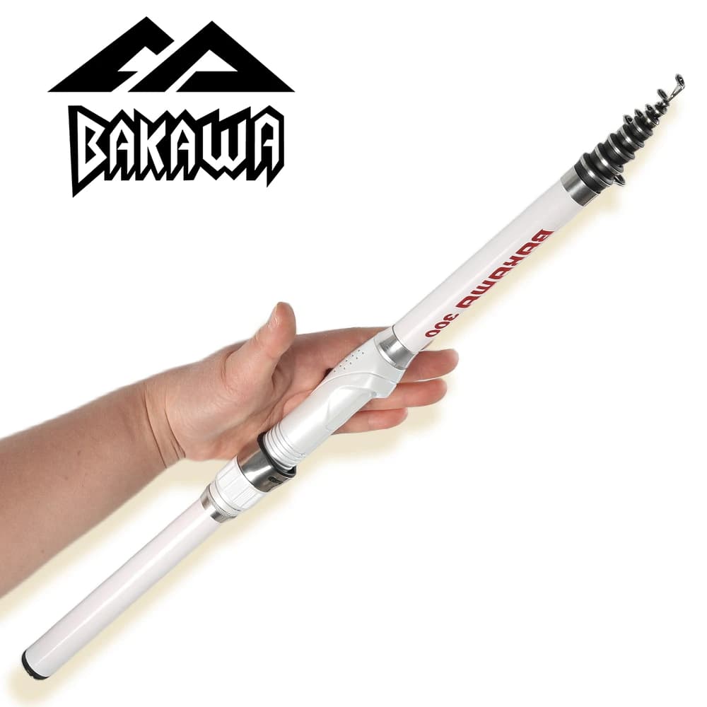 Canne rock fishing carbone télescopique durable 1.5M-3.0M pour pêche rocheuse et carpe