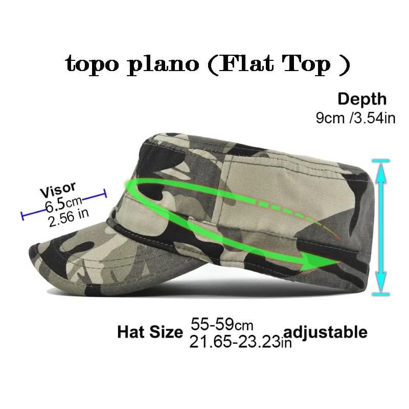 Casquette Baseball Brodée Drapeau Brésilien - Tactique Camouflage Pêche Randonnée Homme
