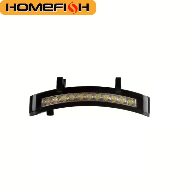 Lampe LED HOMEFISH à clipser sur casquette super lumineuse pour pêche camping chasse extérieur
