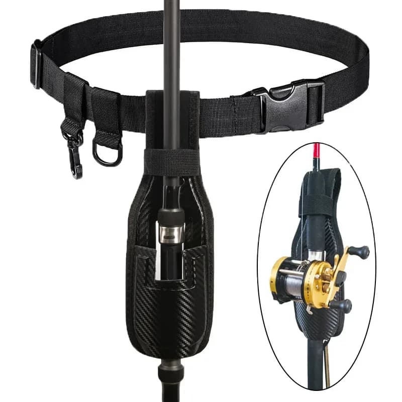 Porte-canne réglable ceinture - Support canne à pêche portable pour pêche sportive et détente en plein air