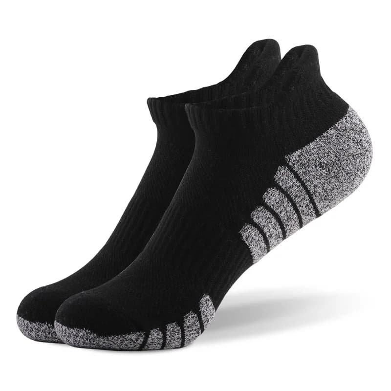 Chaussettes pêche 3 paires semelle épaisse antidérapante respirante sport basse coupe