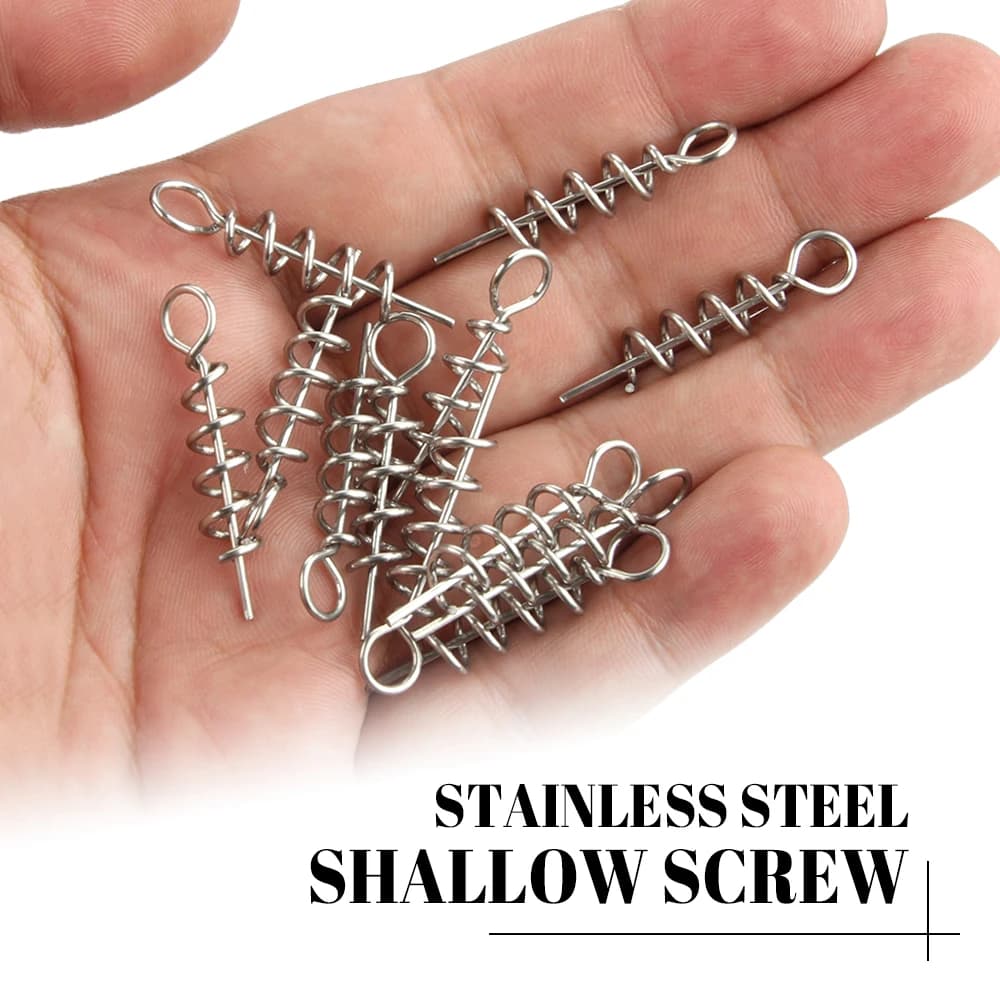 Hameçon treble stinger rig corkscrew - acier carbone pour pêche brochet et perche
