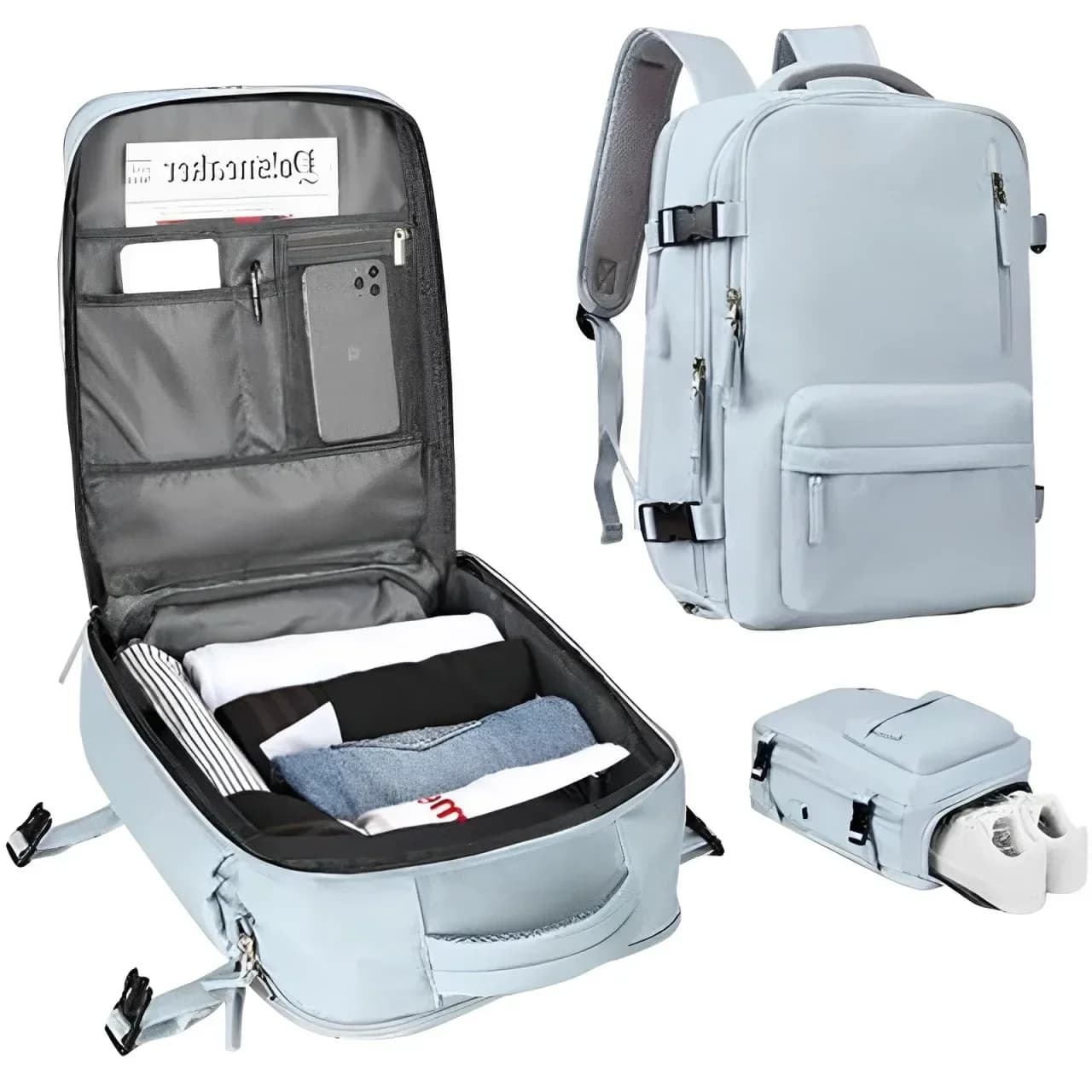 Sac à dos anti-vol USB étanche pour ordinateur, personnalisable voyage d'affaires durable
