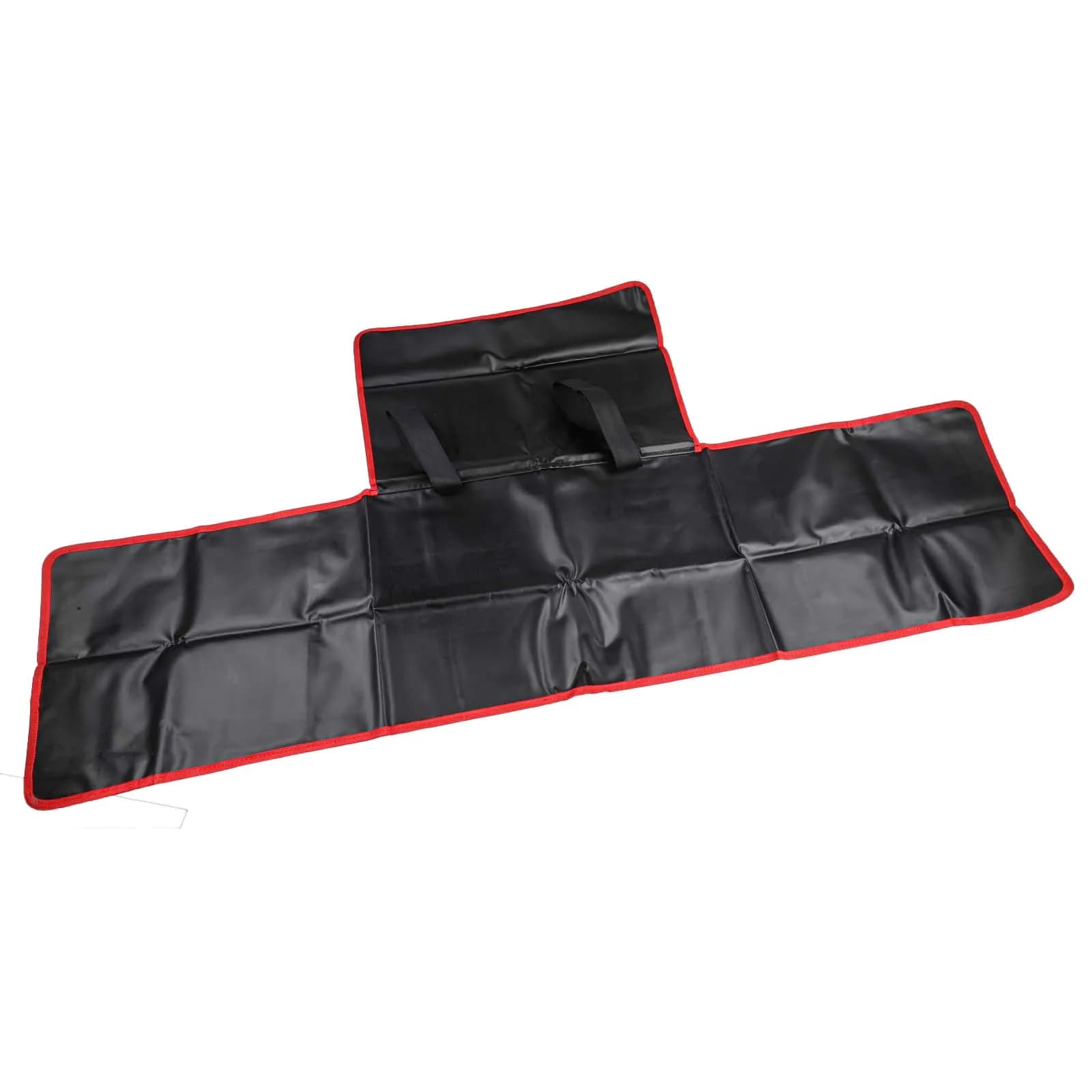 Tapis décrochage pliable 140x35cm avec mètre ruban - Protection poisson extérieur - Tapis réception pêche