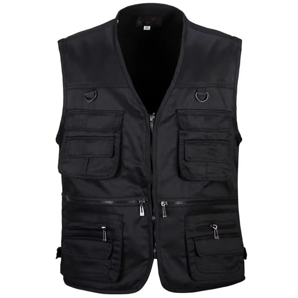 Veste légère homme pêche et randonnée été avec multiples poches cargo S à 6XL