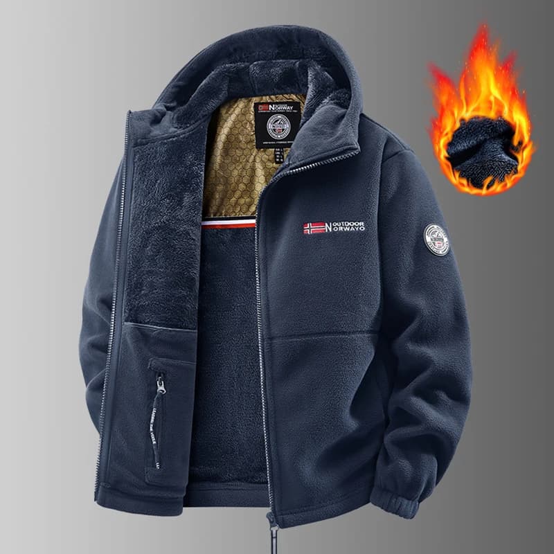 Veste polaire tactique hiver homme pêche - Softshell militaire thermique pour pêche extérieure sportive