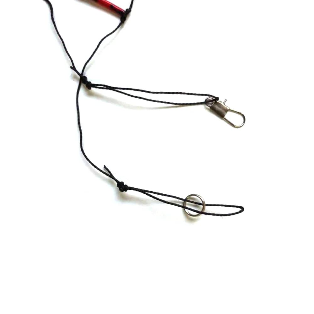 Hameçons Pêche en Acier Haut Carbone avec 5 Petits Hameçons Rigs Swivel pour Leurres et Appâts Naturels