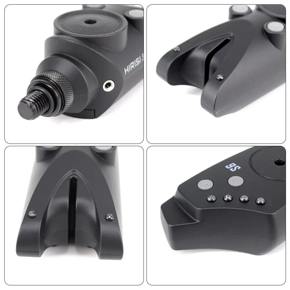 Hirisi S6 Kit d'Alarme de Touche Carpe Sans Fil Étanche - Détecteur Prise Accessoires Pêche Professionnelle
