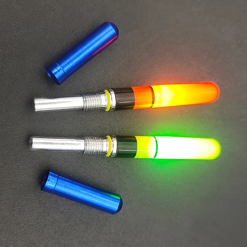 Flotteur lumineux pêche nuit LED électrique alimentation pile pêche nocturne matériel
