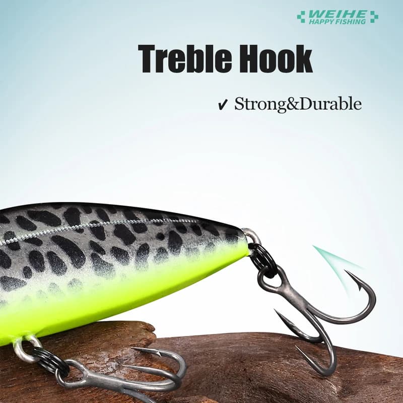 Leurre dur coulant Weihe Mino A 7.5cm 9.7g pour pêche à la traîne (luya) et leurres