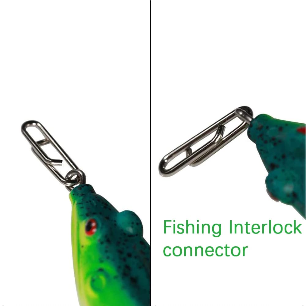 30 clips pêche à verrouillage rapide en acier inoxydable DNDYUJU pour leurres et connecteurs de pêche