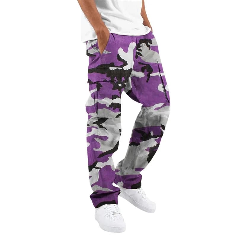 Salopette camouflage 2024 homme mode printing outdoor droite corde pêche décontractée vêtement
