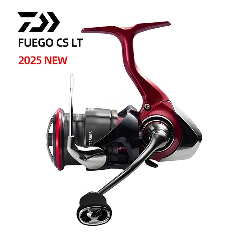 Moulinet spinning Daiwa Fuego CS LT 2025 6+1 roulements frein max 12kg pour pêche mer et eau douce