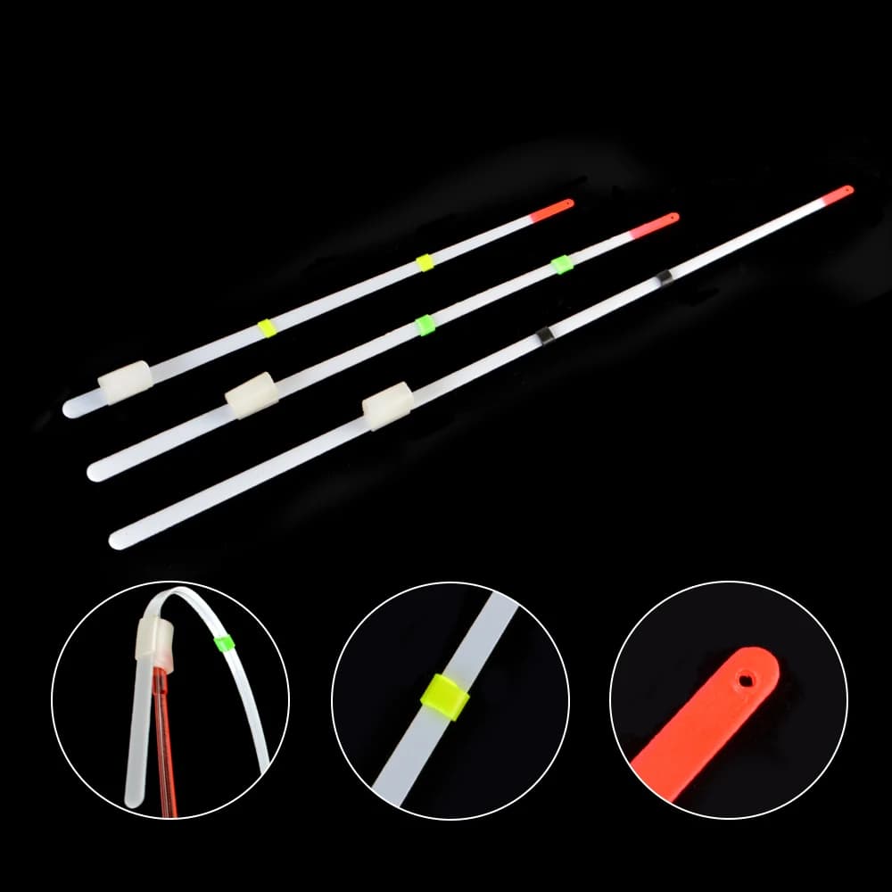 Kit 5 pièces sommets canne pêche glace FISH KING - Acier inoxydable 100-180mm pour pêche hivernale