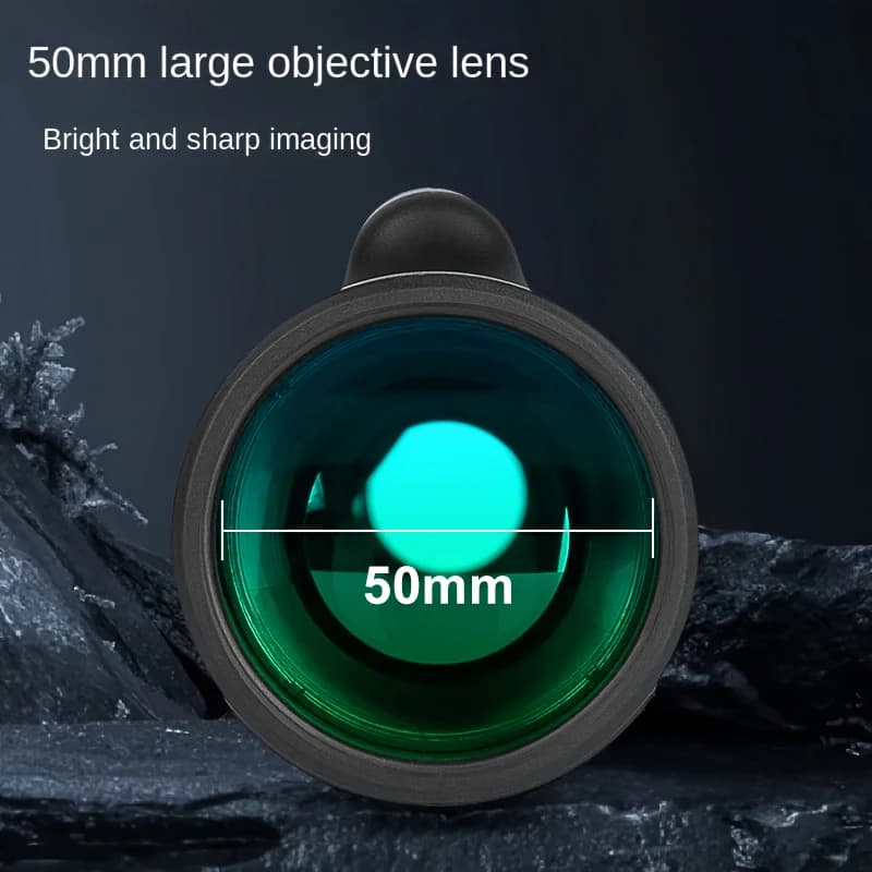 Télescope monocular 10-30x50 avec support téléphone pour observation et photo pêche