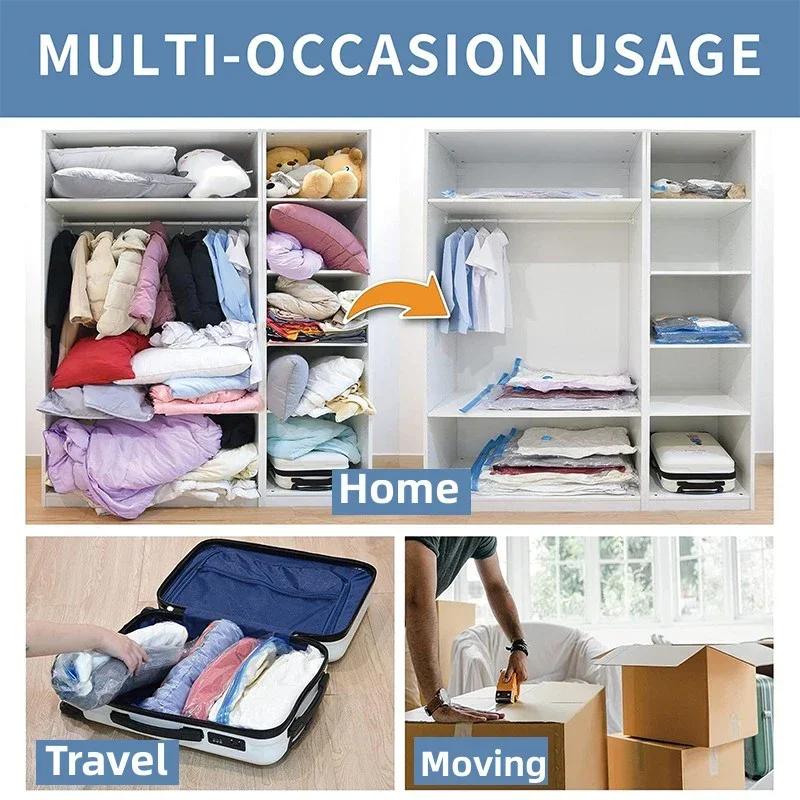 Kit sacs vide compression pompe rangement vêtements pêche équipement voyage accessoires