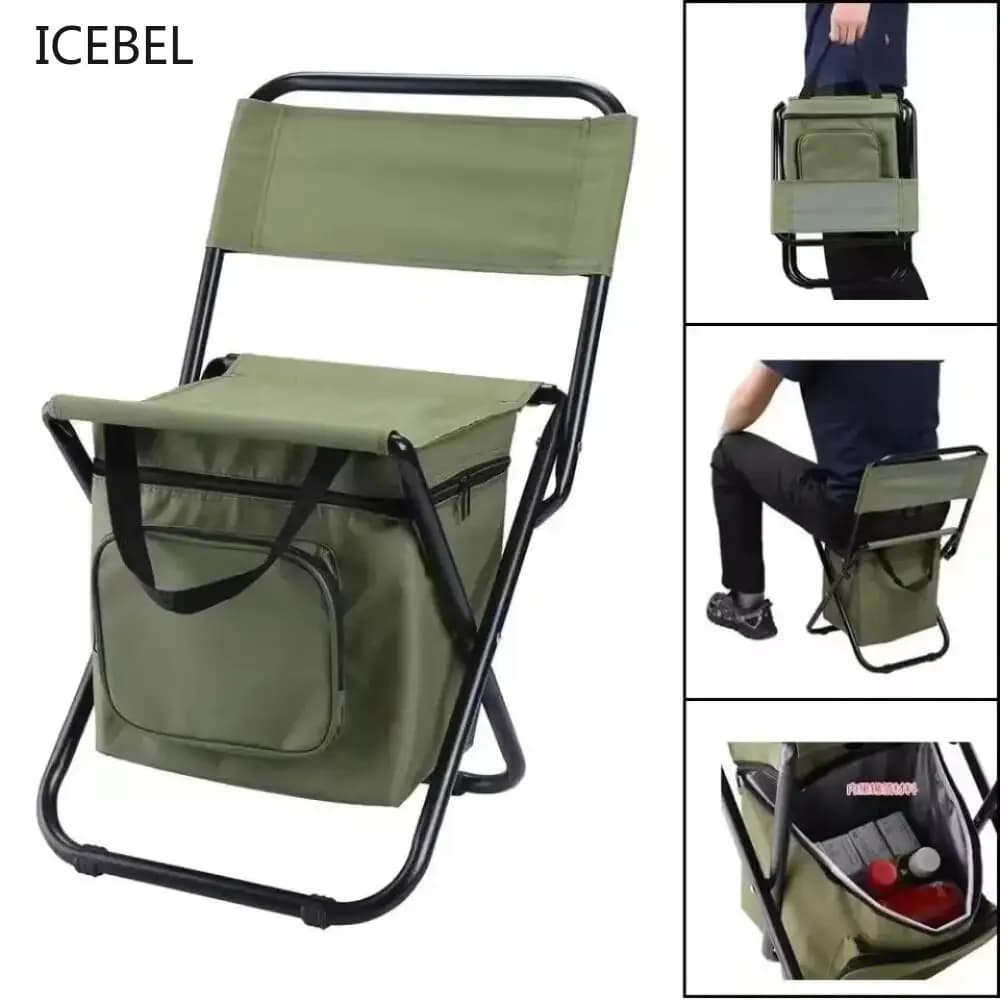 Chaise lune portable pliable démontable pour pêche camping randonnée plage pique-nique