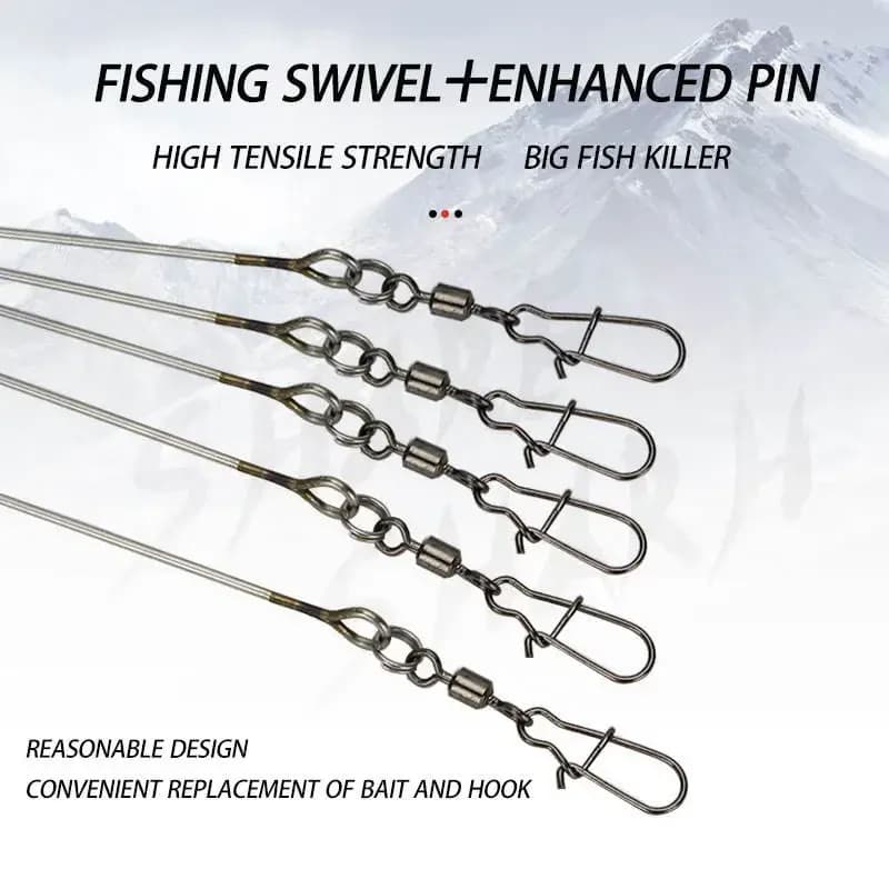 Kit 5 bras Alabama umbrella rig pêche mer - Leurres nageurs bars stripers accessoires