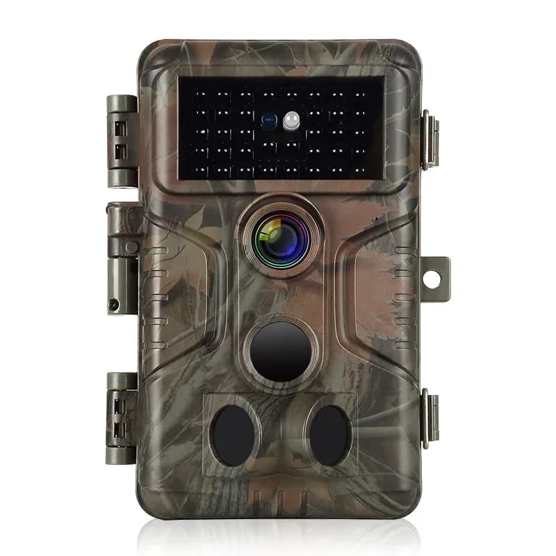 Caméra de chasse 32MP 1296P 0.1s - Détection mouvement vision nocturne pour surveillance extérieure et piste
