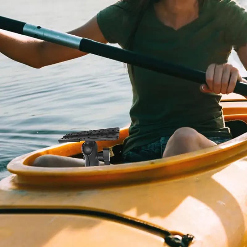 Support pivotant pour sondeur poissons GPS avec plaque de base support électronique navigation pêche