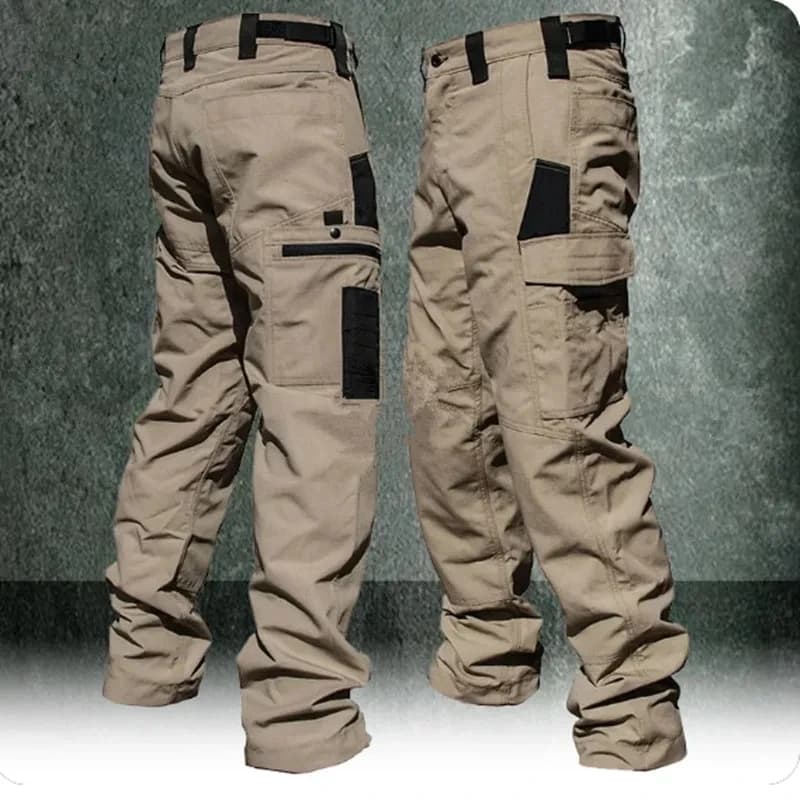Pantalon travail résistant homme pour pêche - Multi-poches et coupe droite confortable