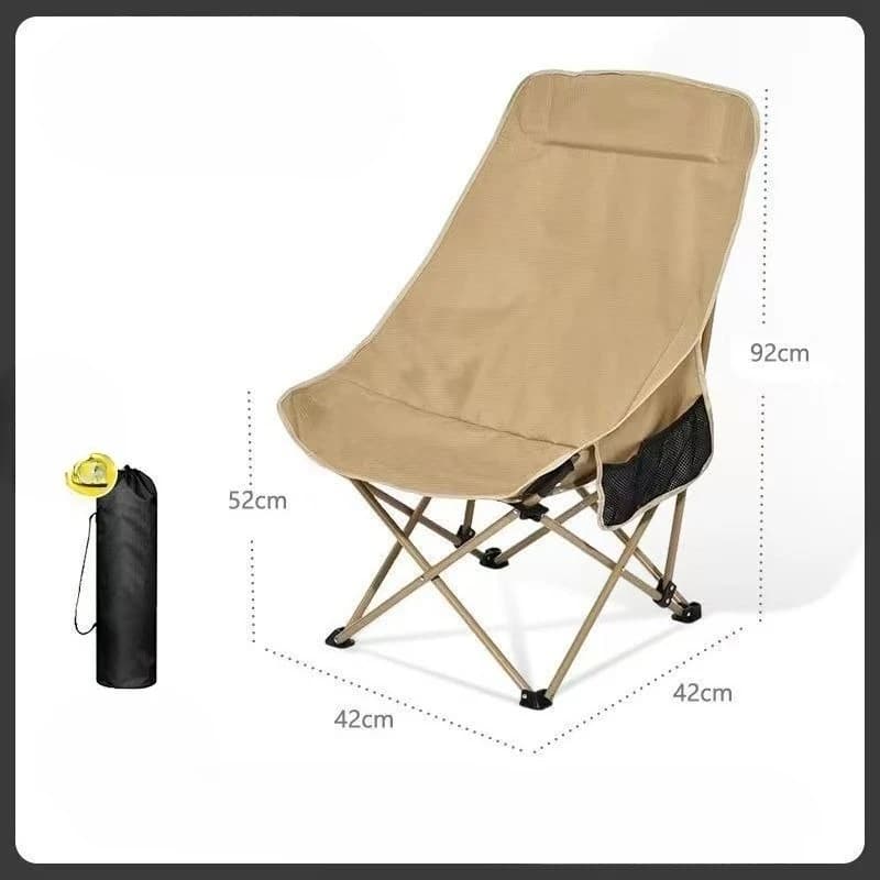 Chaise lune portable 4 positions réglables, siège pliable camping et plage pour pêche et activités extérieures