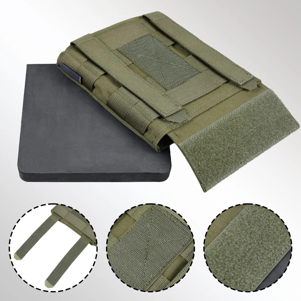 Poche latérale tactique pour plaque JPC2.0 AVS - Poche camouflage molle anti-choc pour pêche