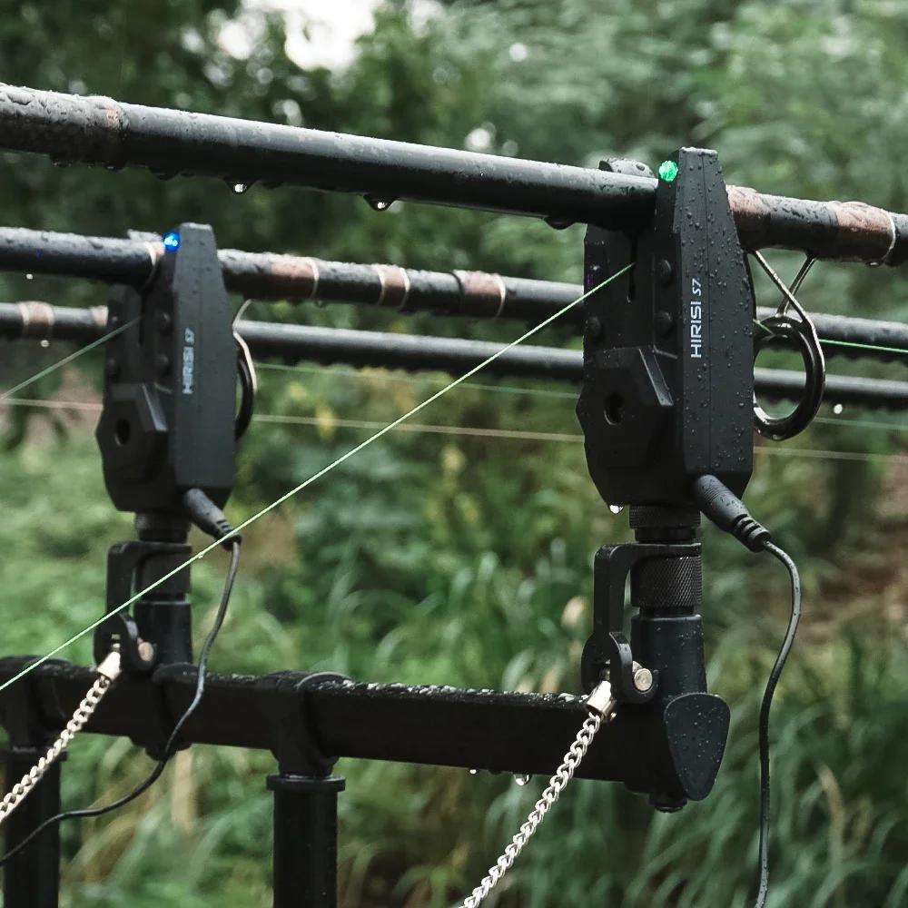 Kit alarme sans fil carpe Hirisi étanche - Indicateur morsure carp fishing tackle set 1+2