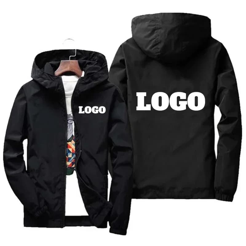 Veste personnalisée nom pêche homme imperméable coupe-vent grande taille 7XL vêtements pêche