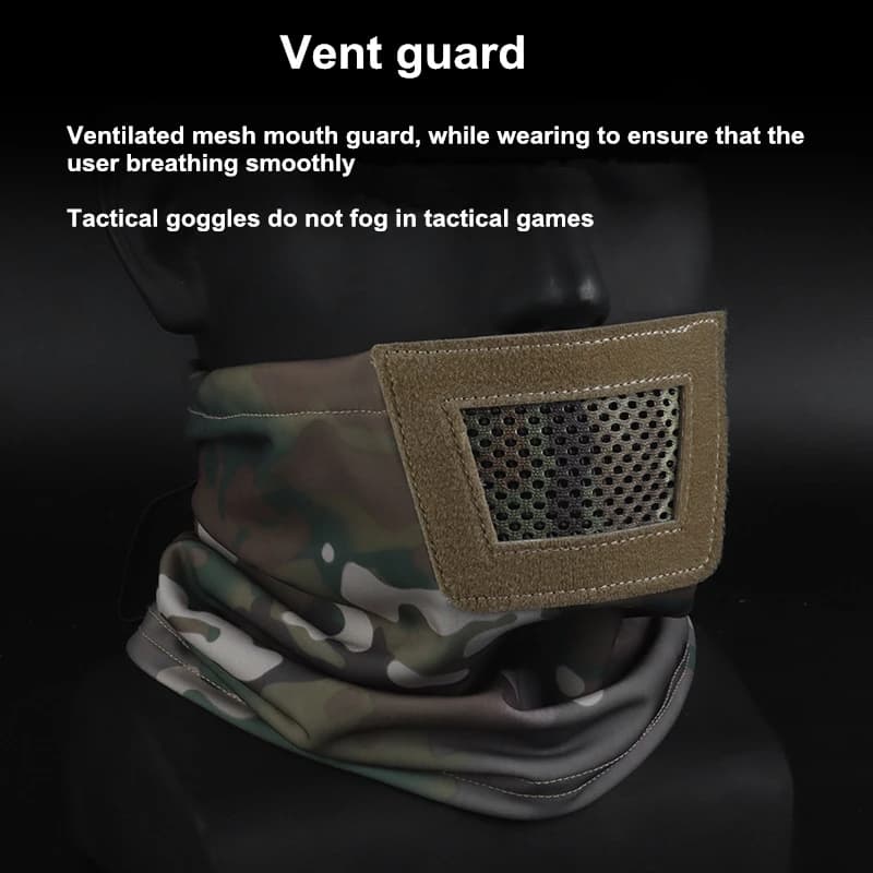 Masque chevalier pliable demi-visage pêche entraînement tir protection extérieure