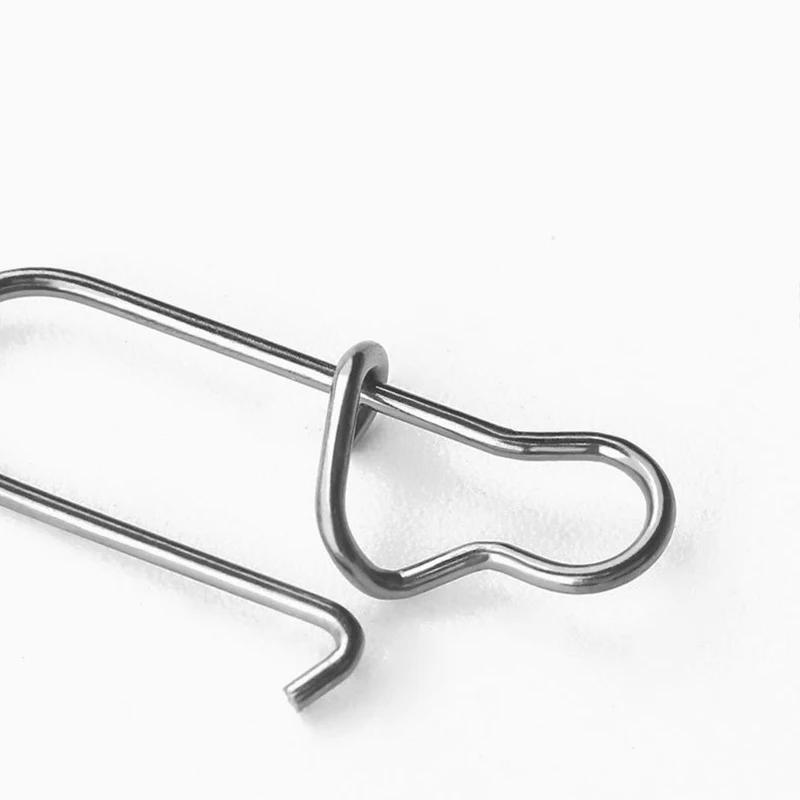 500 mousquetons acier inoxydable Fastlock pour leurres et hameçons - Accessoires pêche