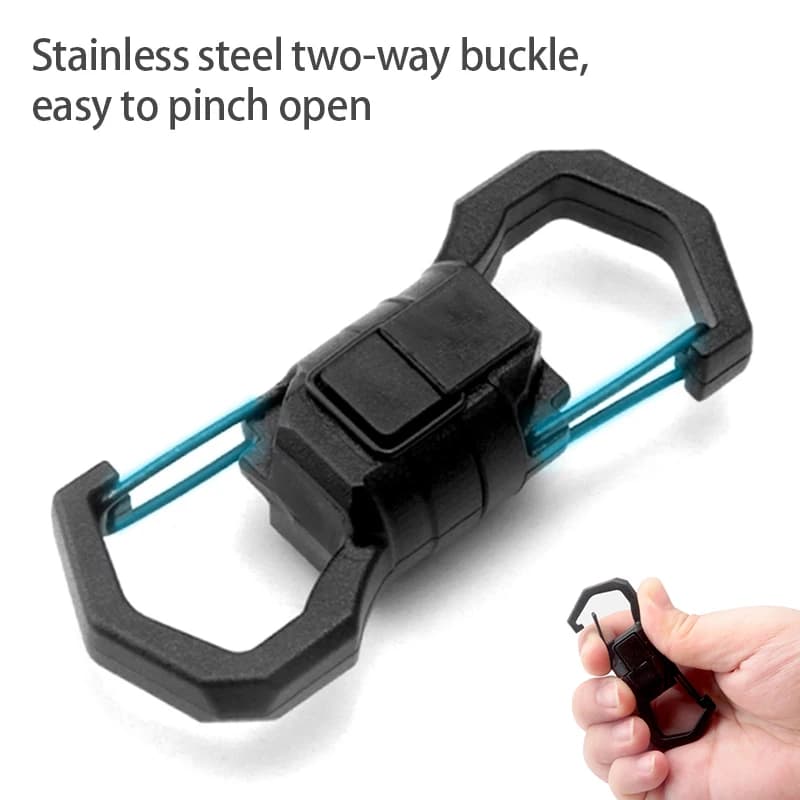 Boucle magnétique de pêche multifonction pour hameçons et outils de montagne
