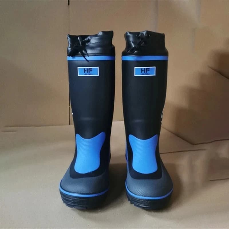Chaussures de pêche imperméables semelle caoutchouc antidérapante pour rochers et pêche à la mouche