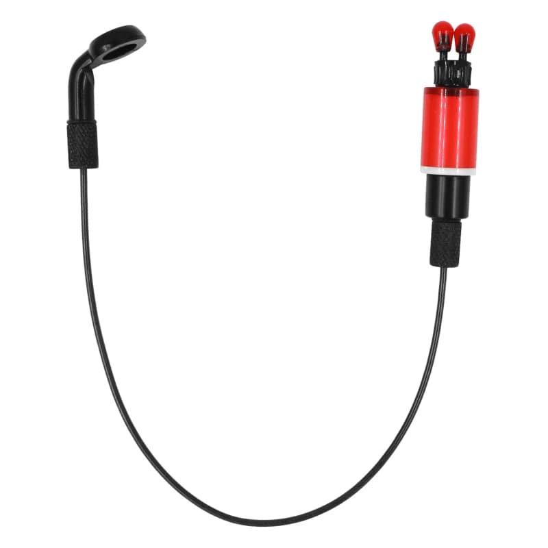 Indicateurs de touche swingers avec chaîne acier 4 couleurs pour alarme pêche carpe accessoires