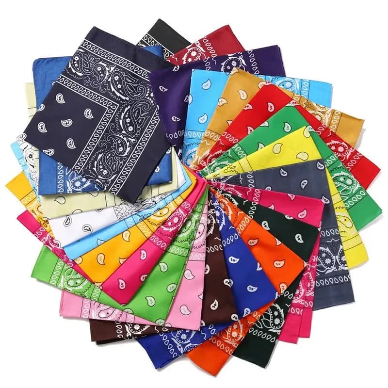 Bandana imprimé bohème turban bandeau femme accessoire cheveux pêche protection solaire
