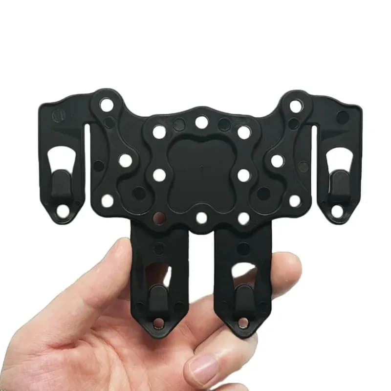 Support plastique MOLLE pour Glock - Adaptateur fixation étui pistolet sur gilet pêche