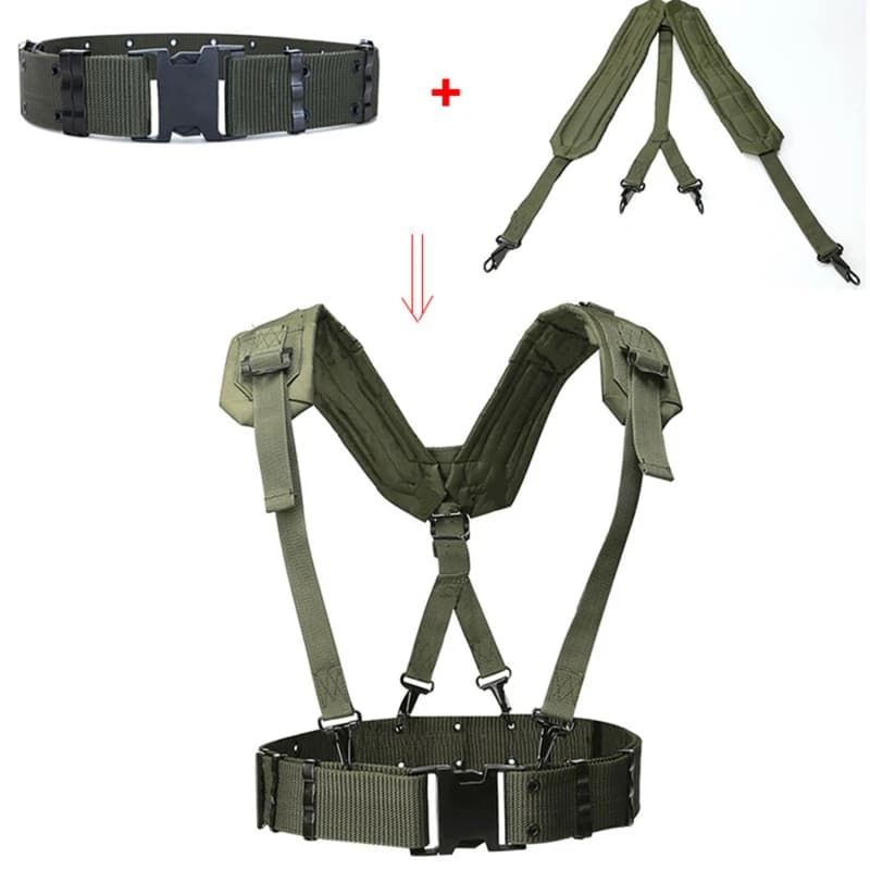 Ceinture tactique Y outdoor pêche chasse militaire accessoires équipement poitrine épaules