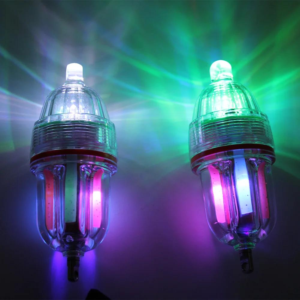 Lampe LED haute pression attrape-poissons pour pêche en mer avec flash lumineux sous-marin