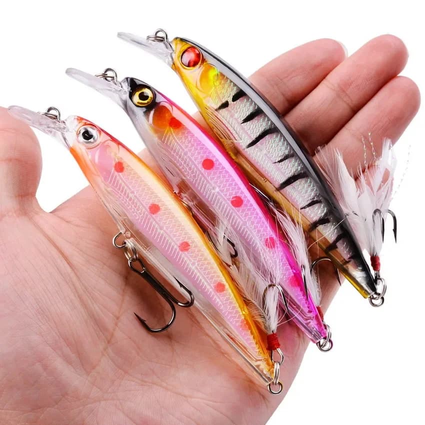 Leurre de pêche dur japonais 11cm 13g appât artificiel crankbait leurre laser minnow pour carnassiers