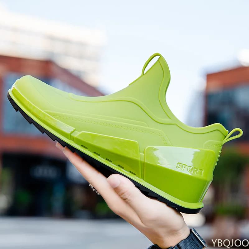 Chaussures de pêche Shaxi 2022 imperméables - Bottes randonnée antidérapantes travail durable noir