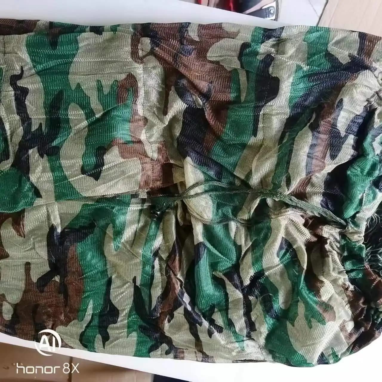 Kit ghillie camouflage 5 pièces adulte - Tenue complète pêche observation aviaire chasse discrète