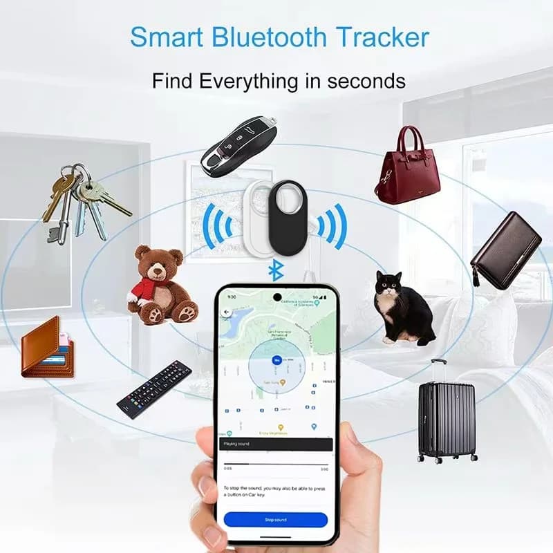 Tracker GPS Android - Localisateur compatible Google Find Hub pour matériel pêche Samsung Pixel