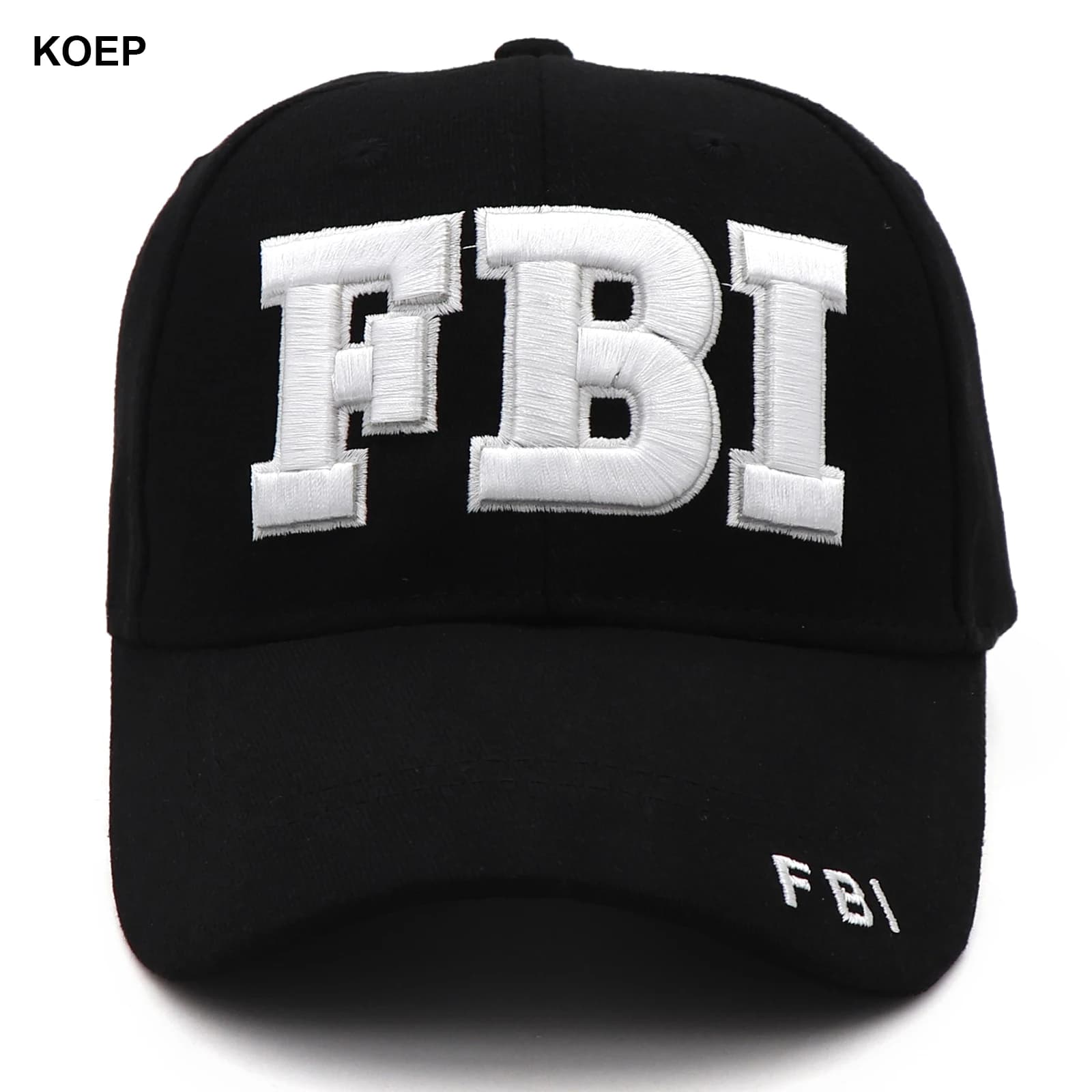 Casquette tactique SWAT FBI pêche - Chapeau baseball police sécurité pêche outdoor réglable