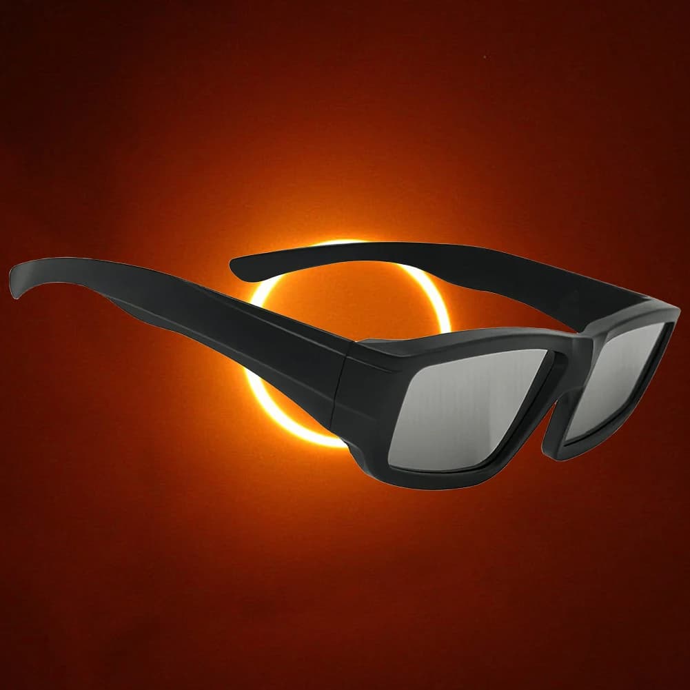 Lunettes éclipse solaire certifiées ISO pour observation pêche - Sécurité visuelle AAS approuvée