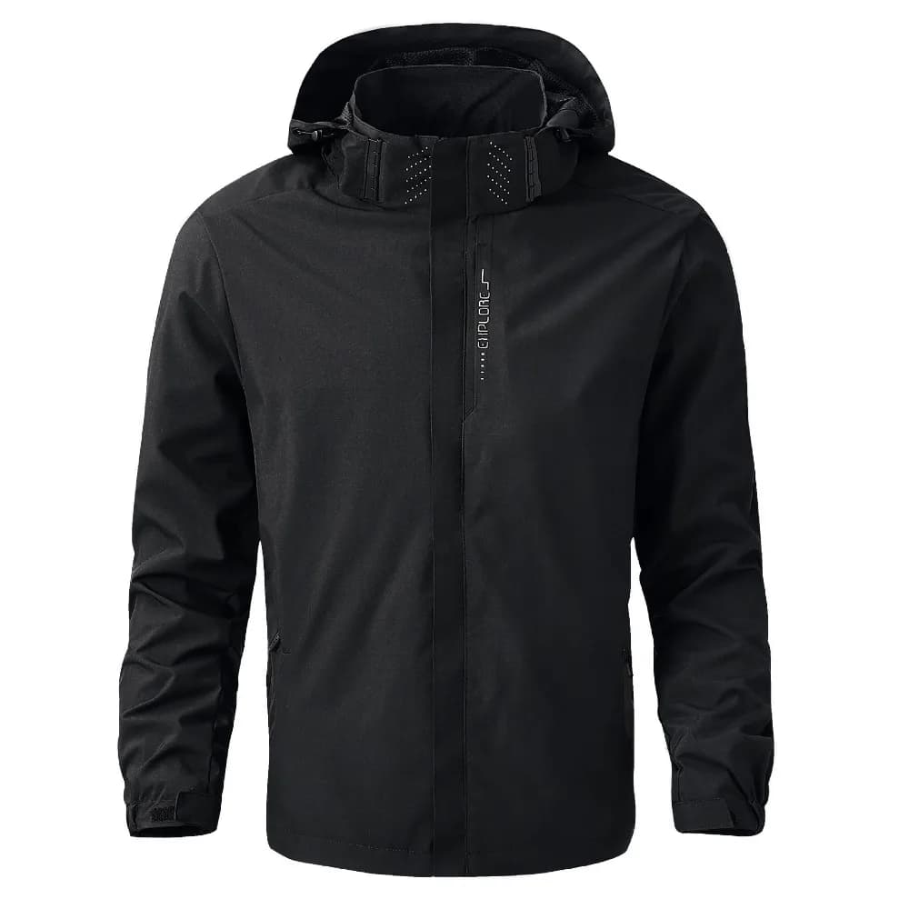 Veste randonnée escalade homme imperméable légère - Coupe-vent streetwear à capuche outdoor waterproof