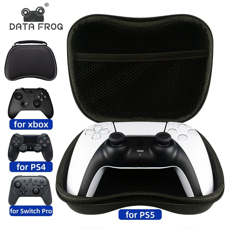 Étui de transport rigide Data Frog pour Xbox One/Series et PS5/PS4/PS3/Switch Pro - Sac protecteur